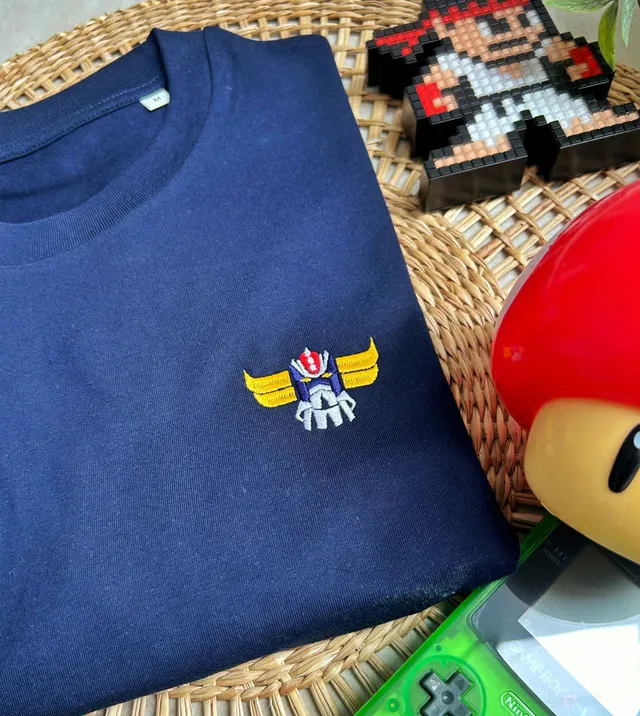 Juste Un T-shirt T-shirts Enfants Goldorak t-shirt brodé enfant coton bio