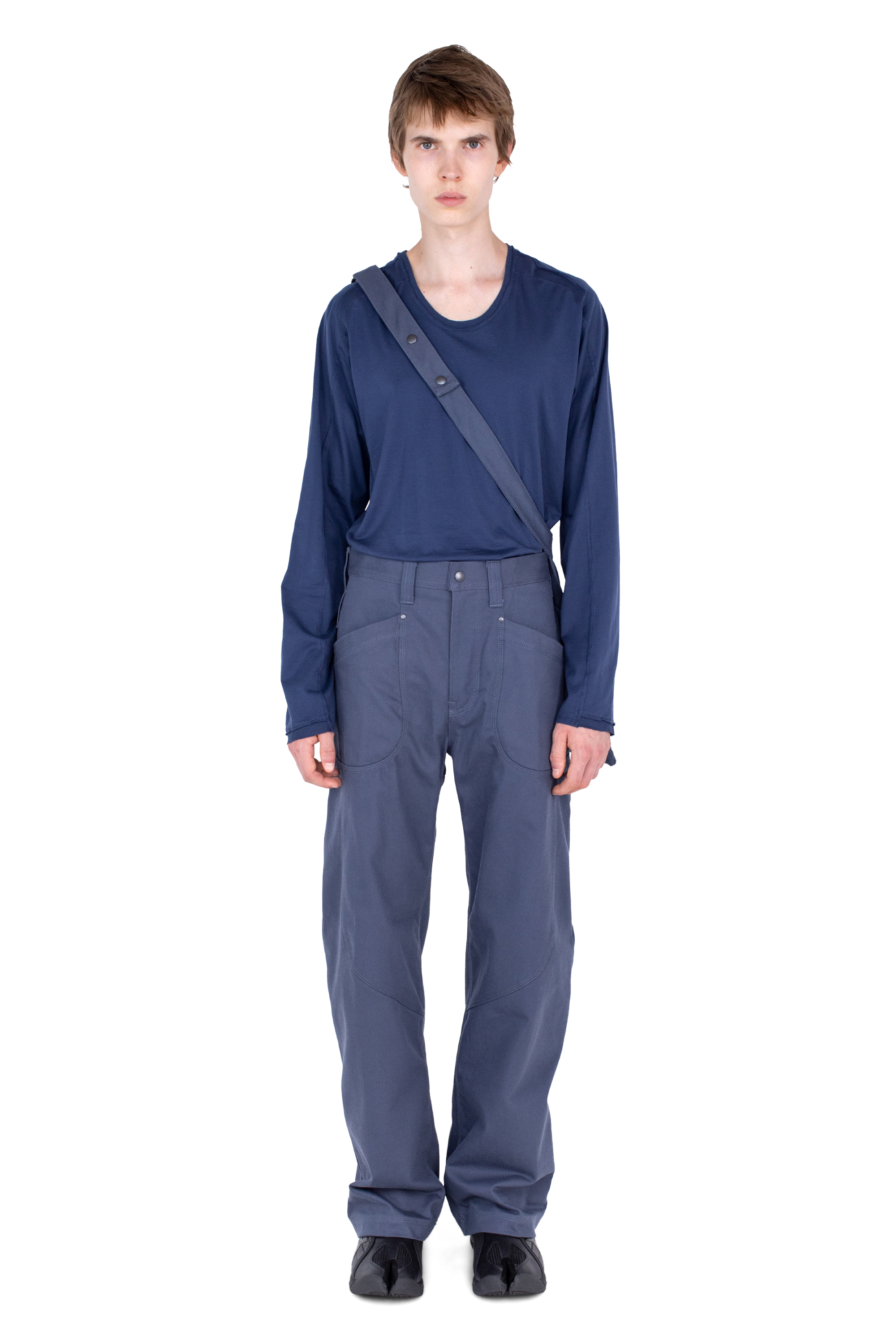 Kiko Kostadinov Bottoms KONKORD Jeans jean Steel Grey en denim japonais
