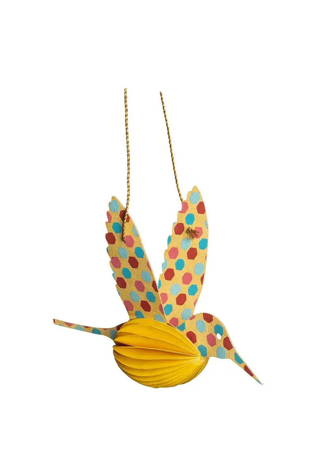 Sourire Multicolore Sacs et pochettes Colibri à suspendre rouge coton recyclé
