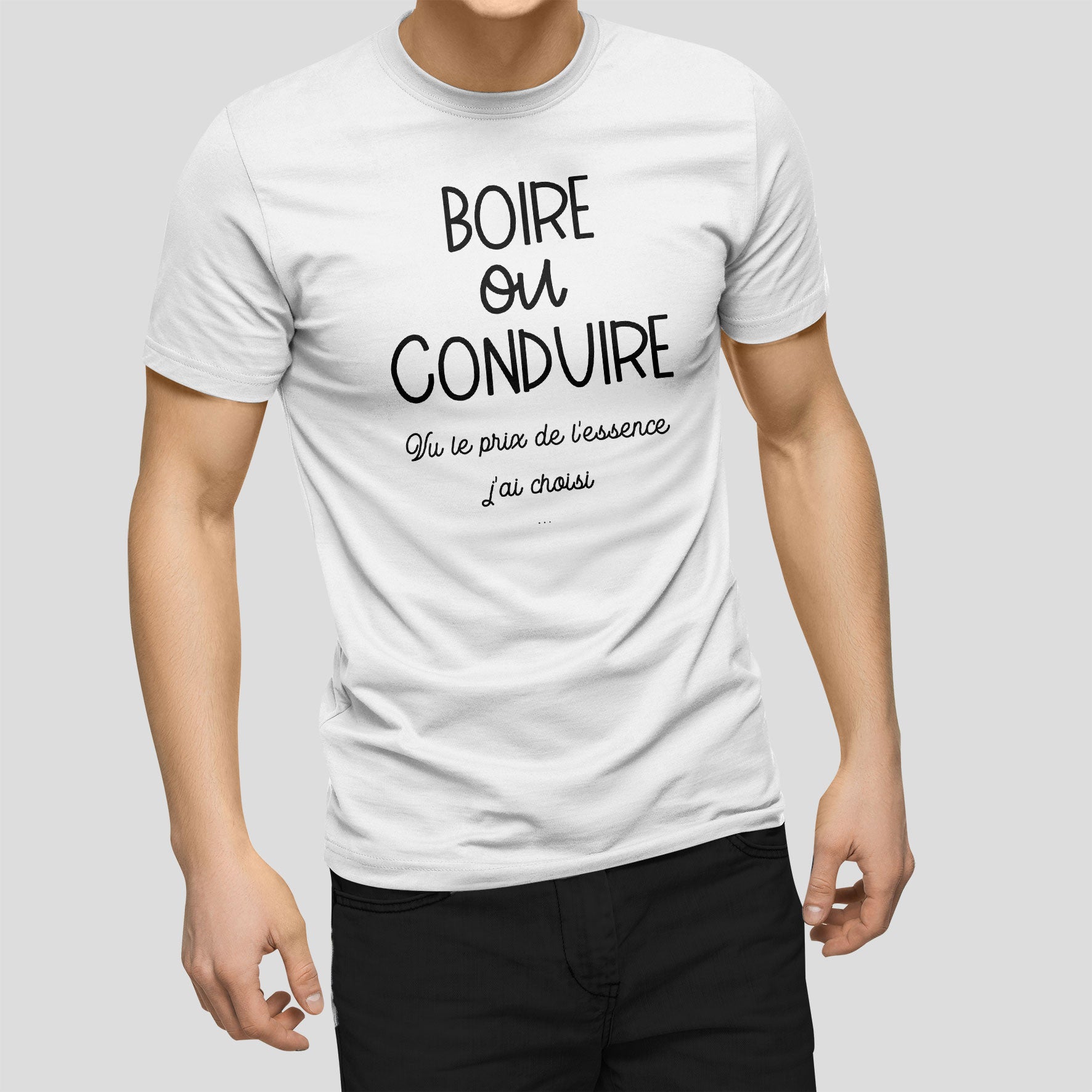 Juste Un T-shirt T-shirts Imprimés Boire ou Conduire t-shirt imprimé