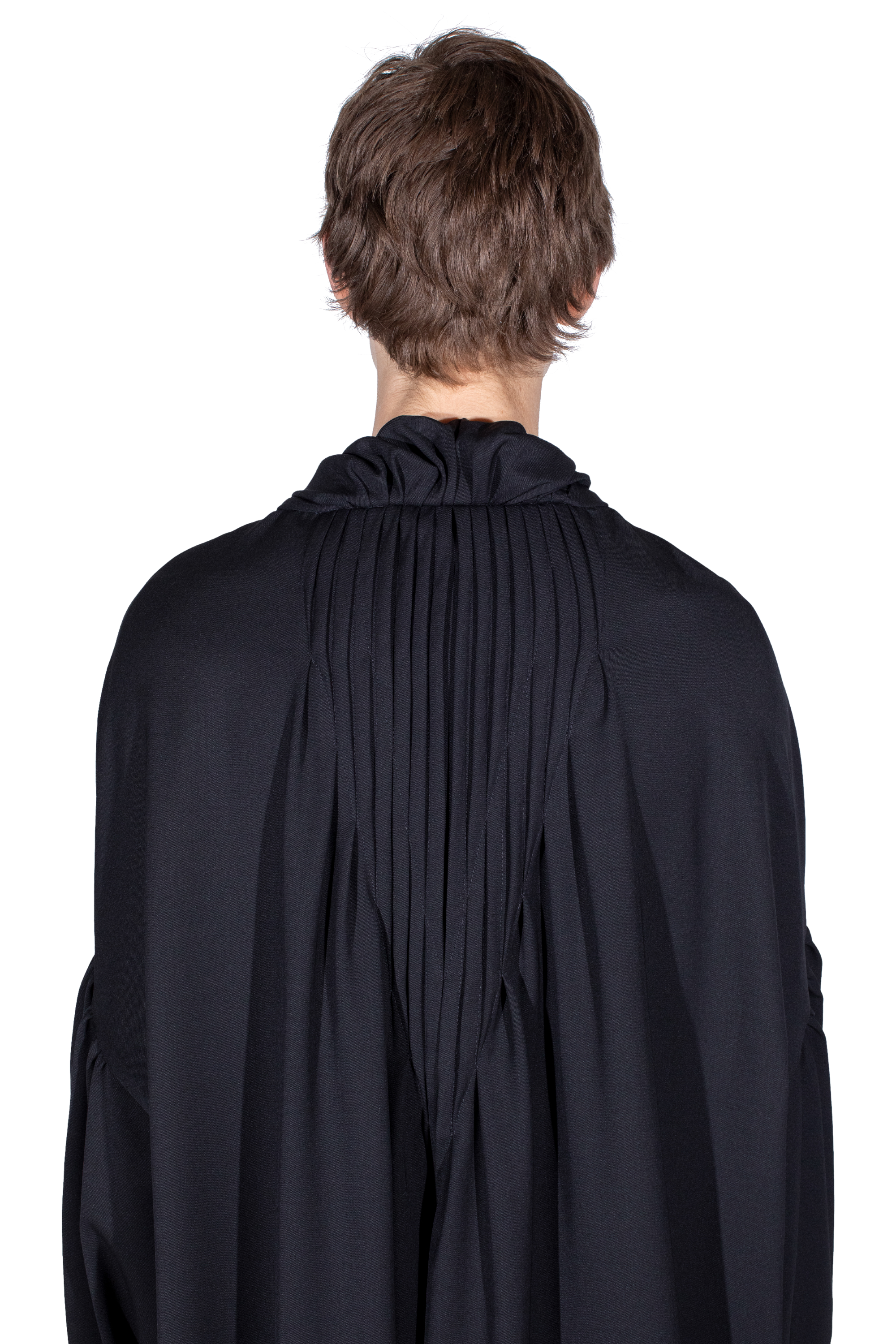 Kiko Kostadinov Shirts EVERS Long Shirt chemise Crow Black laine légère