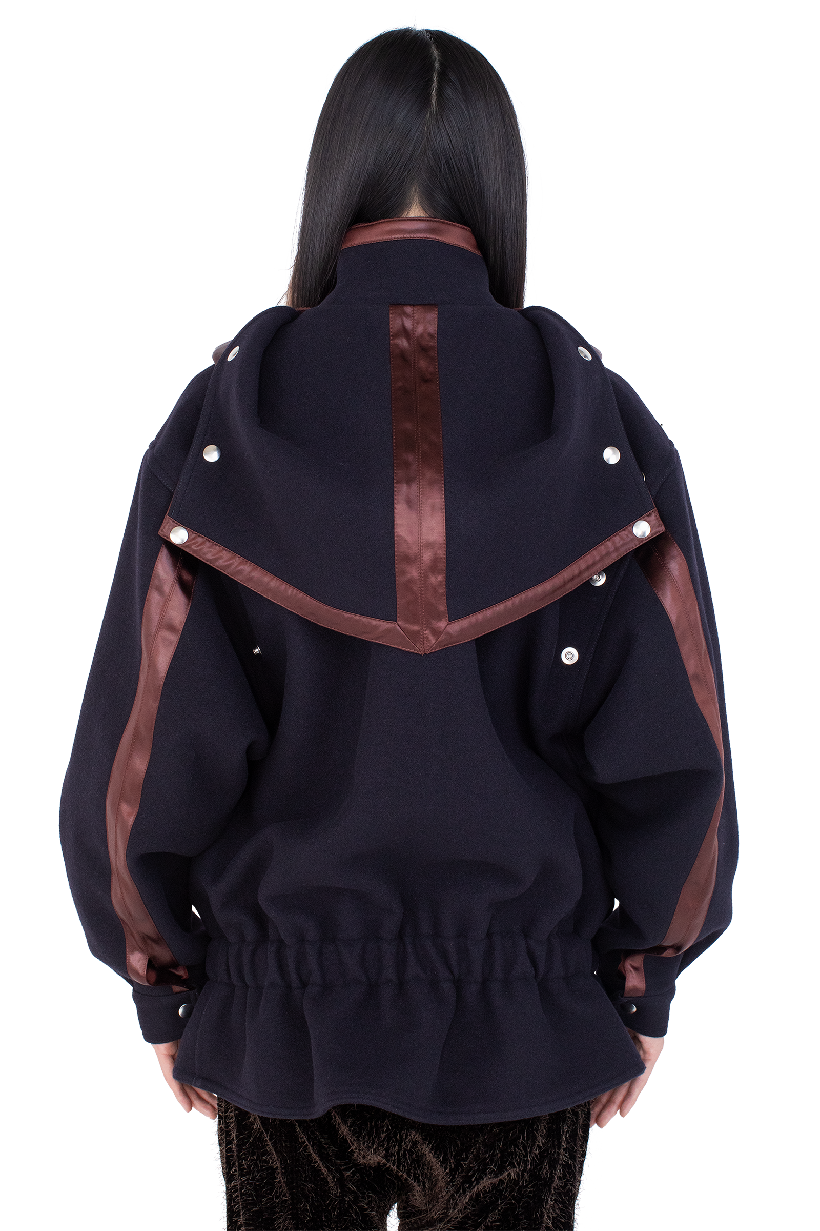 Kiko Kostadinov Outerwear HERON Belted Jacket veste Midnight Blue