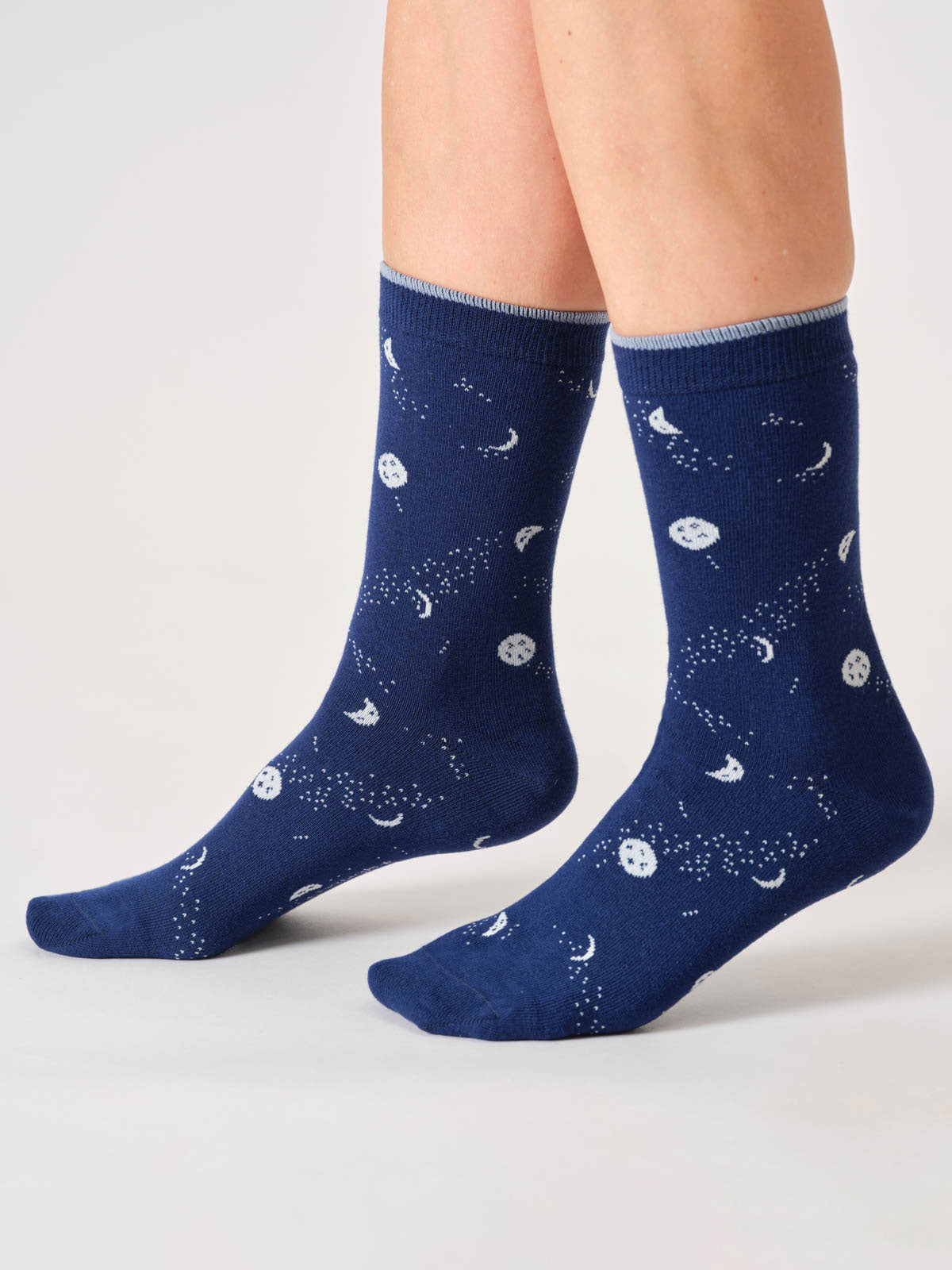 Sourire Multicolore Chaussettes femme coffret 4 paires motifs étoiles cœurs fleurs bambou