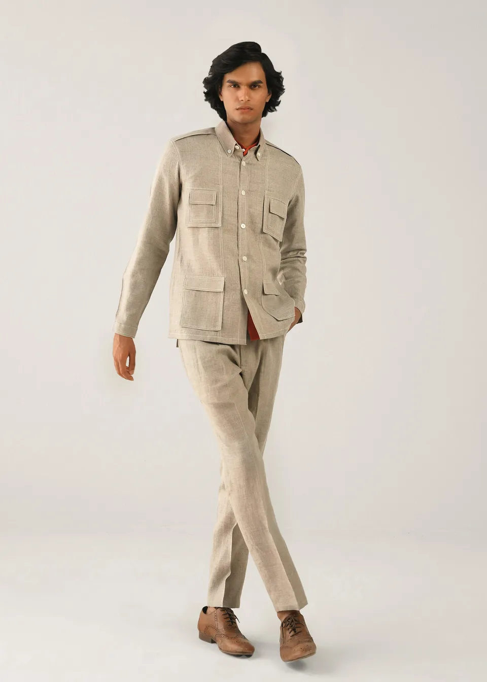 COUNTRYMADE Shirts Hemp Overshirt surchemise XS naturelle en chanvre