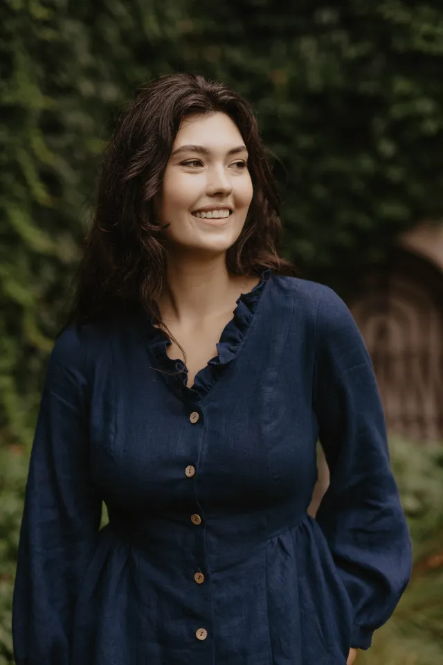 Laumė linen Linen Jackets Victoria veste en lin prune S vintage
