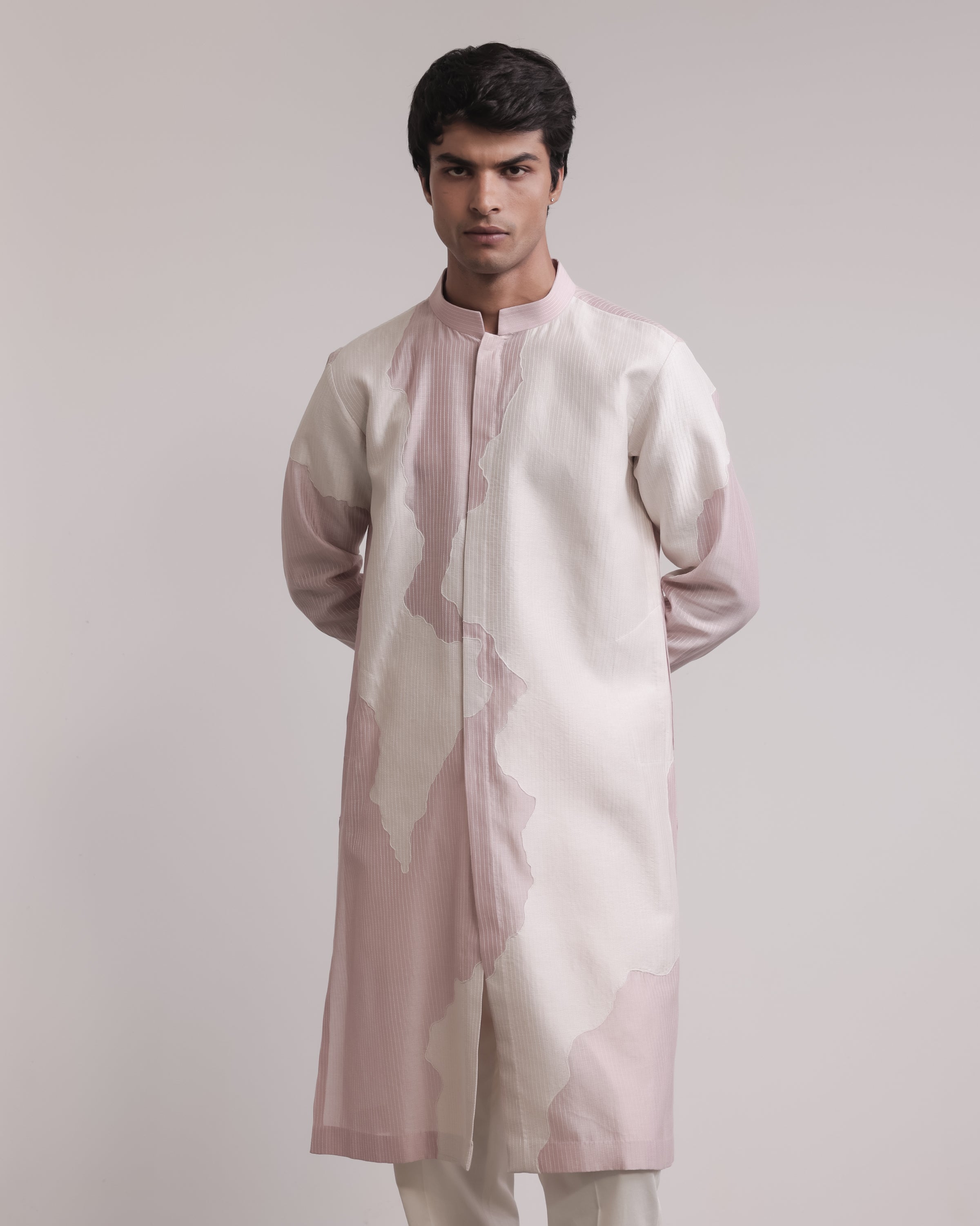 COUNTRYMADE Kurtas Torn Canvas Appliqué Kurta Set kurta XS-XXL 2 pièces brodé
