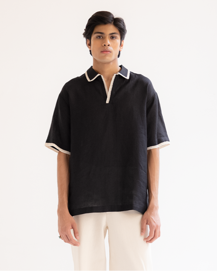 COUNTRYMADE T-shirts Contour Crochet T-Shirt, t-shirt en lin