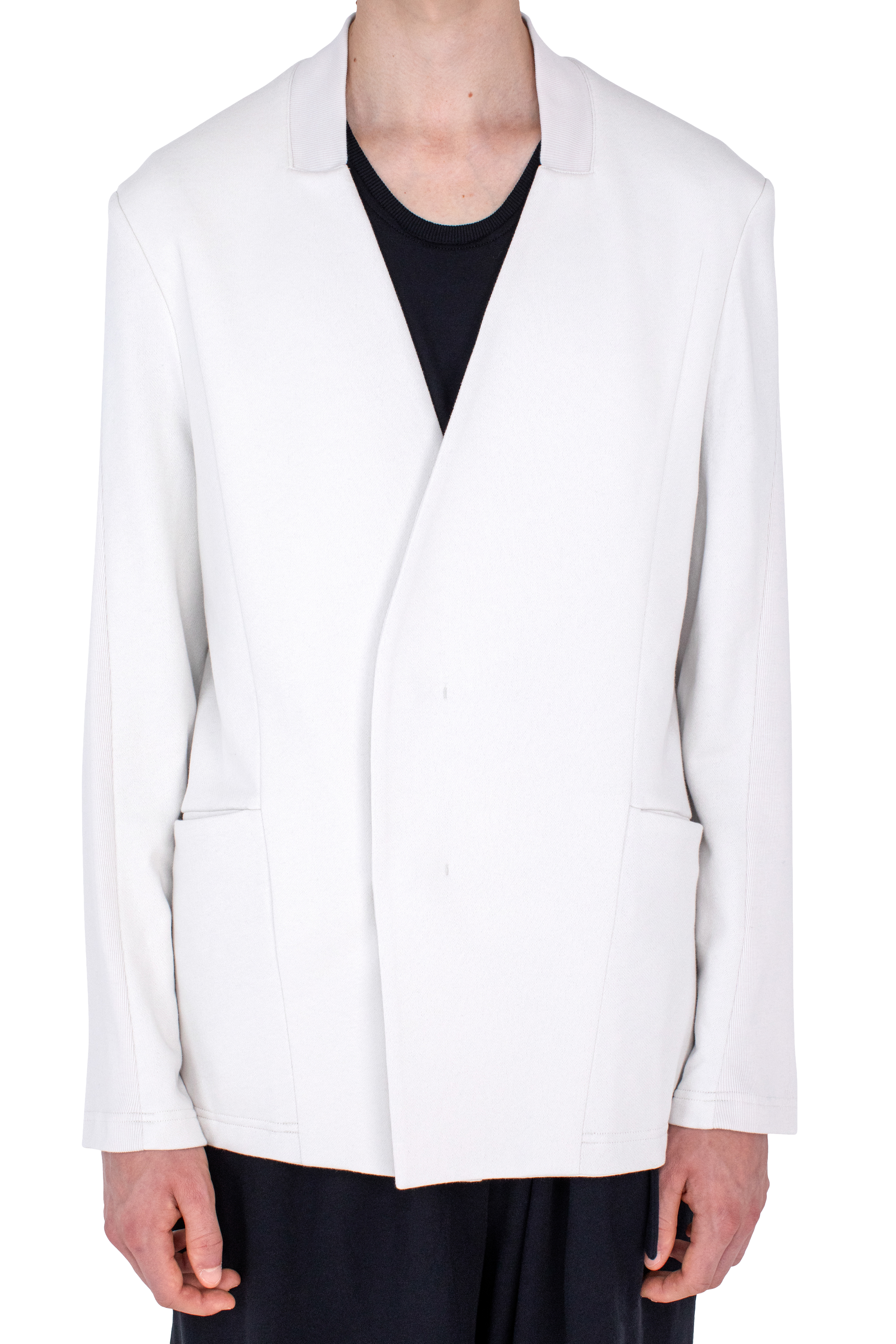 Kiko Kostadinov Outerwear KORU Slim Blazer blazer écru en jersey