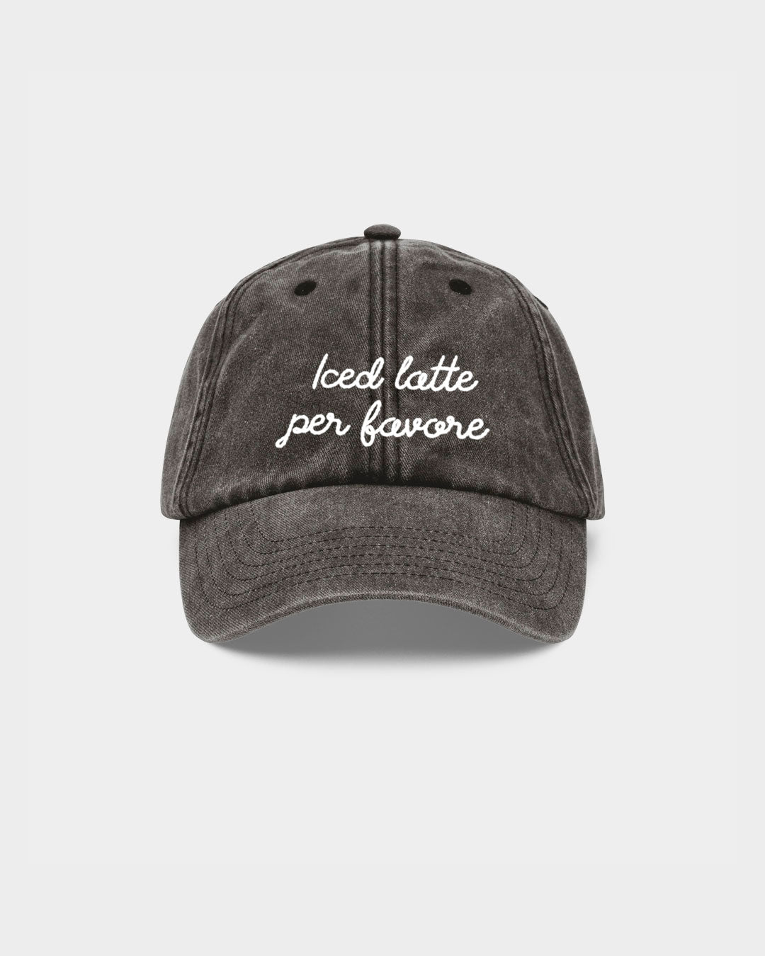 Juste Un T-shirt Casquettes Iced Latte casquette brodée vintage