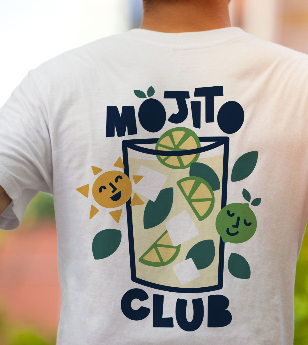 Juste Un T-shirt T-shirts Imprimés Mojito Club t-shirt apéro