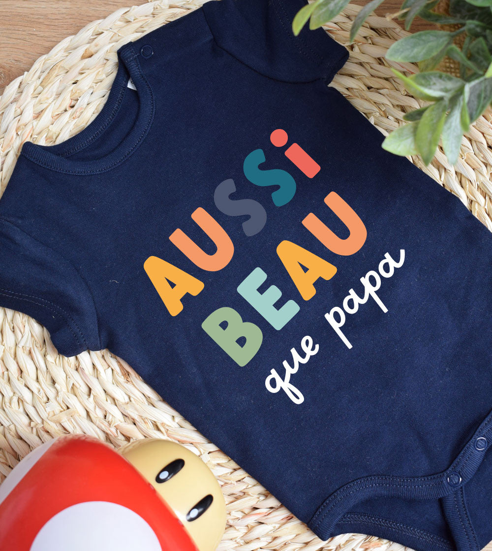 Juste Un T-shirt Bébé Body Bébé Aussi beau que Papa body