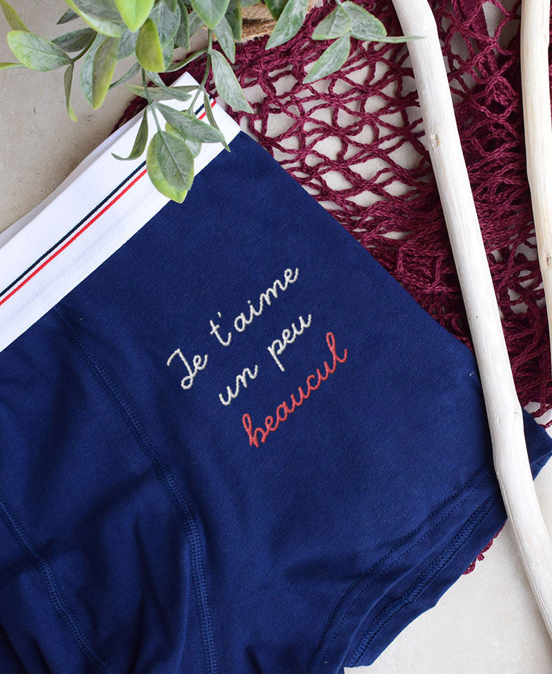 Juste Un T-shirt Boxers Je t'aime beaucul boxer