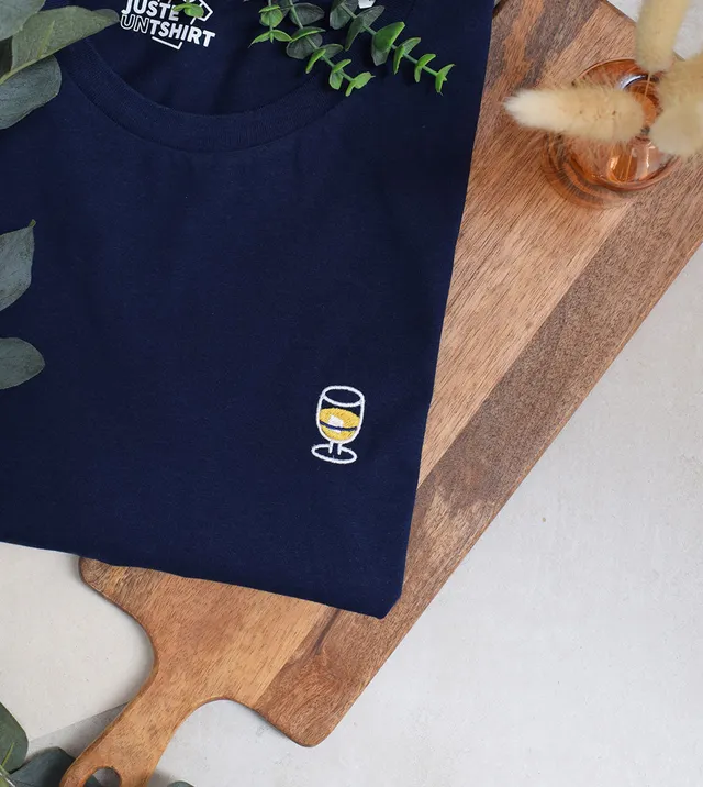 Juste Un T-shirt T-shirts Brodés Pastis t-shirt coton bio