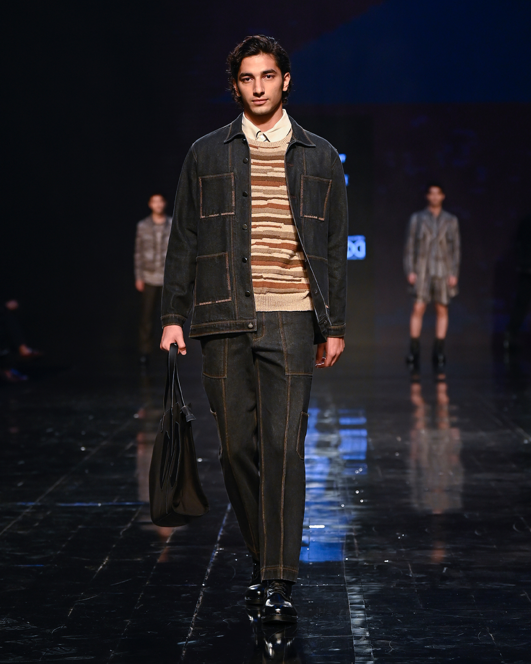 COUNTRYMADE Jackets Denim Four Pocket Jacket veste en jean brodée