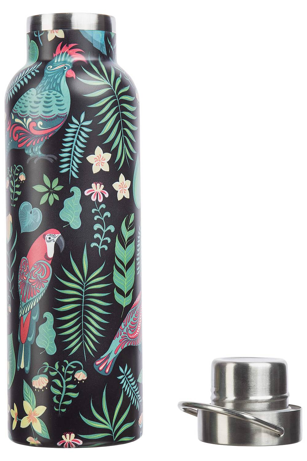Sourire Multicolore Sacs et pochettes Gourde thermos perroquet gourde 600 ml en inox