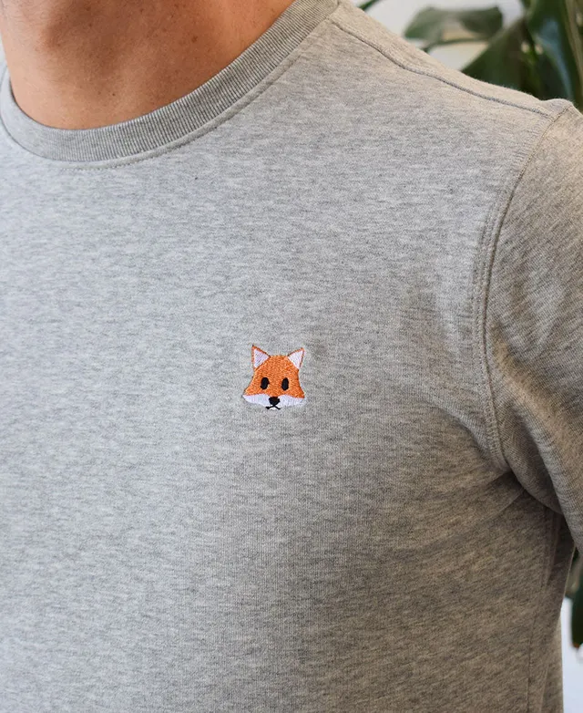 Juste Un T-shirt Sweats Brodés Renard sweat brodé