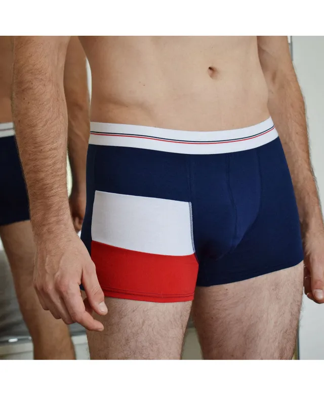 Juste Un T-shirt Boxers Le Cassius boxer bleu marine cocarde française