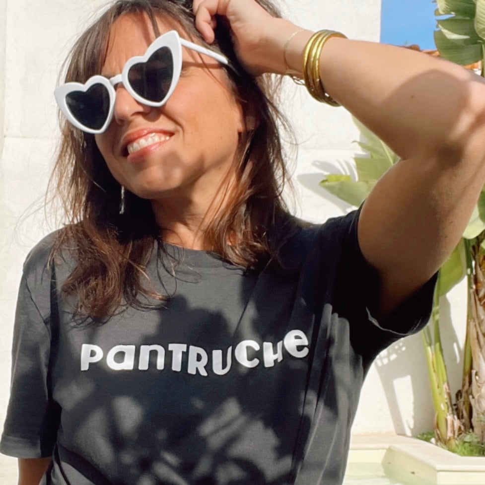 PANTRUCHE T-shirts Tshirt PANTRUCHE carbone noir en coton bio