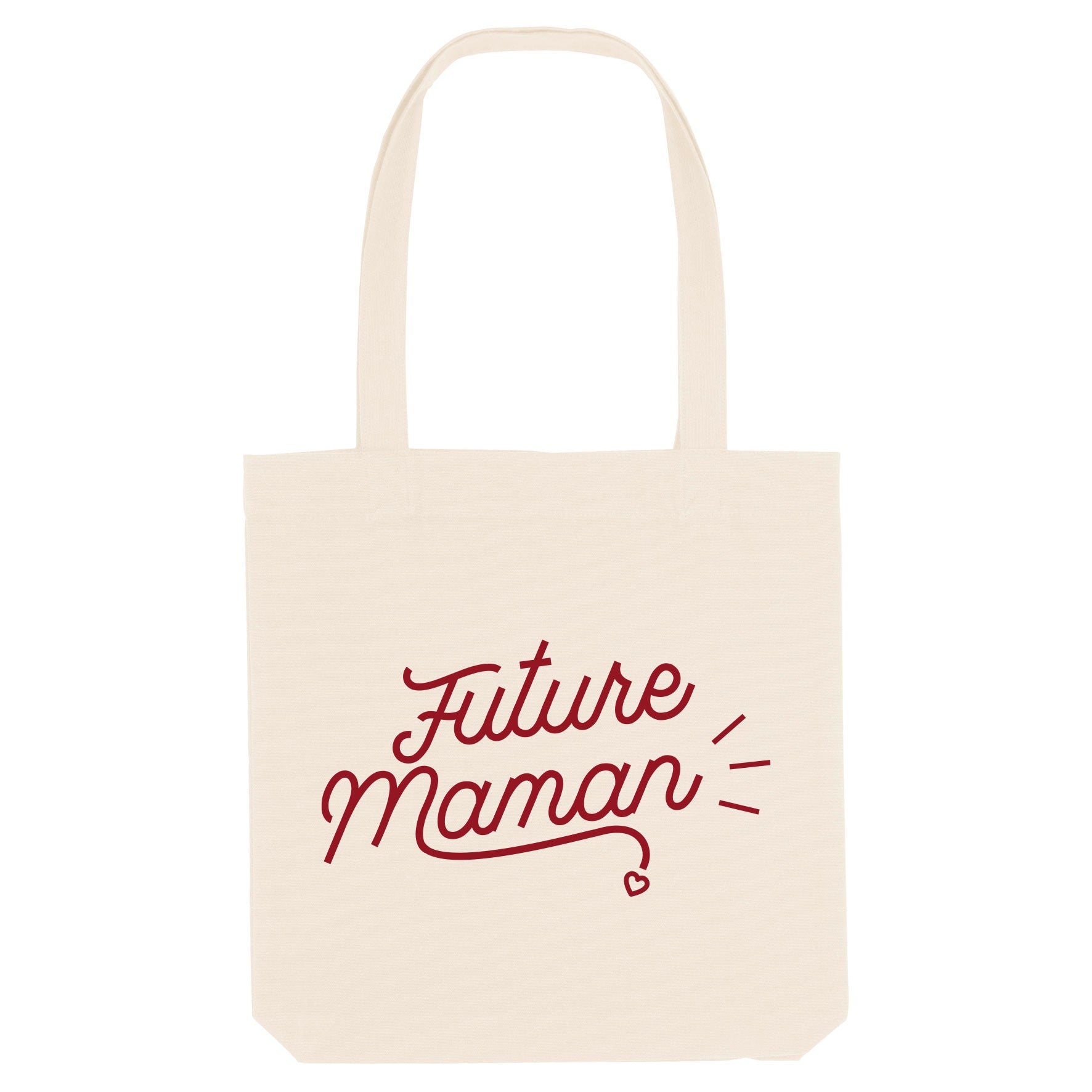 Juste Un T-shirt Tote Bags Future maman tote bag naturel