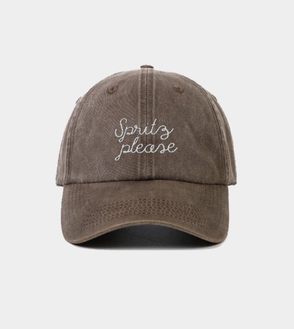 Juste Un T-shirt Casquettes Spritz Please casquette brodée