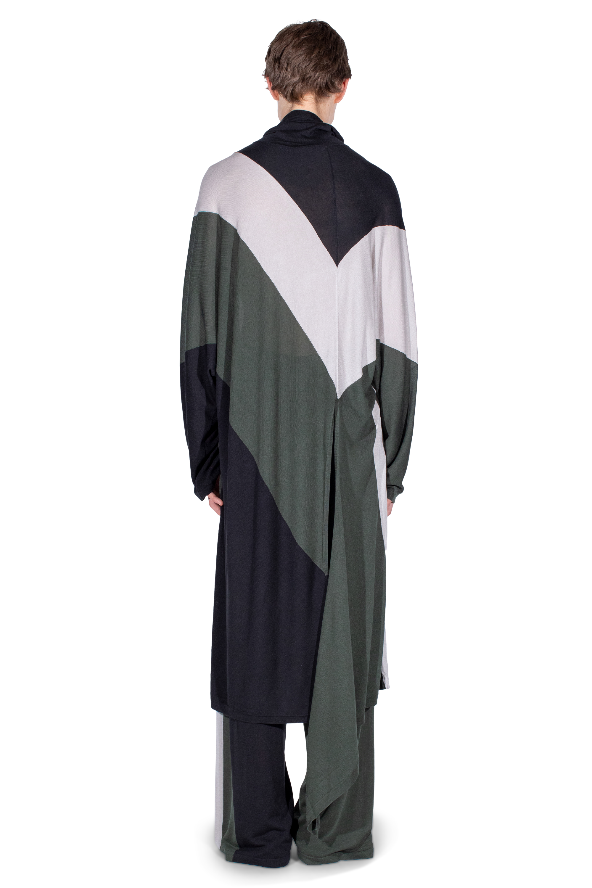 Kiko Kostadinov Knitwear SIGO Knit Tunic tunique noire col roulé