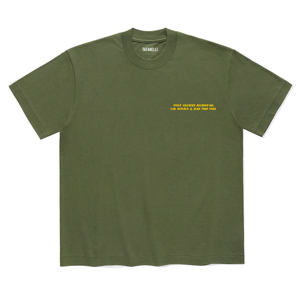 TAFANELLI T-Shirts Chez Tao T-shirt vert