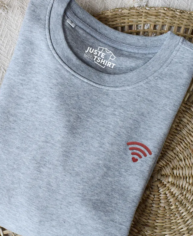Juste Un T-shirt Sweats Brodés Love connexion sweat brodé