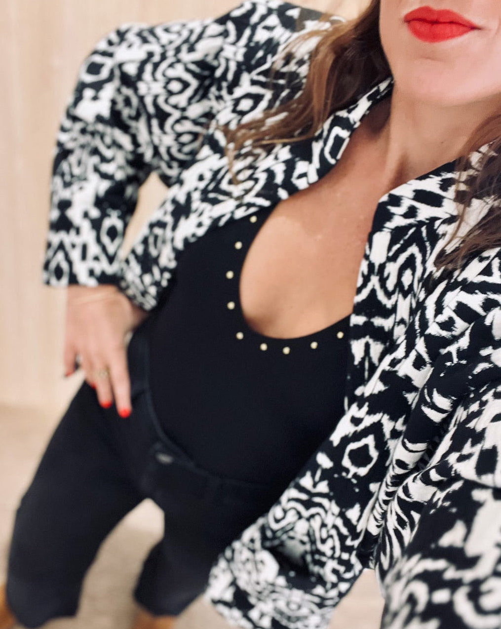 PANTRUCHE Vestes Veste IZÏA jacquard ethnique coton