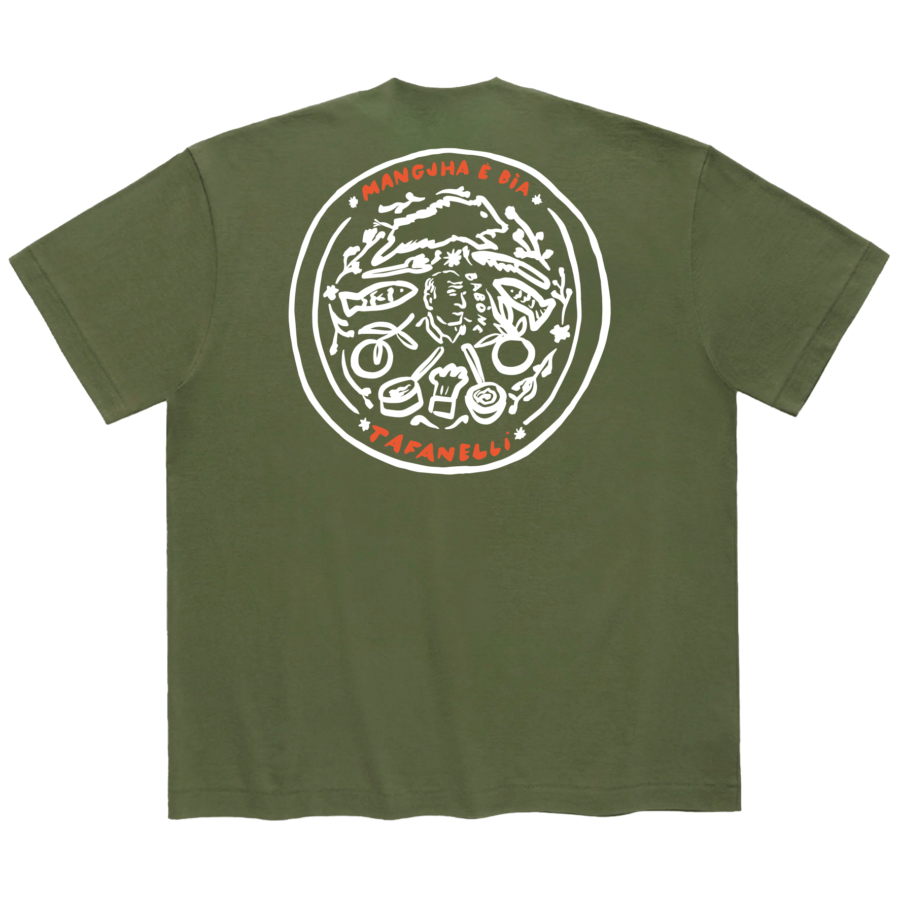 TAFANELLI Collaborations LE CHEF (MARIUS DRAGACCI x TAFANELLI) t-shirt