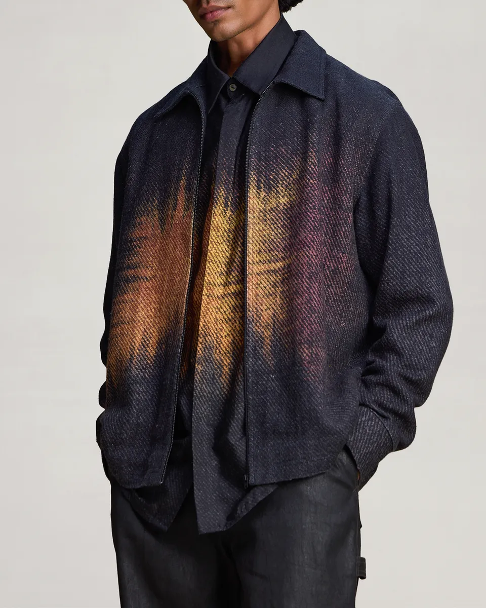 COUNTRYMADE Jackets THERMAL MAP PRINTED veste imprimée zippée