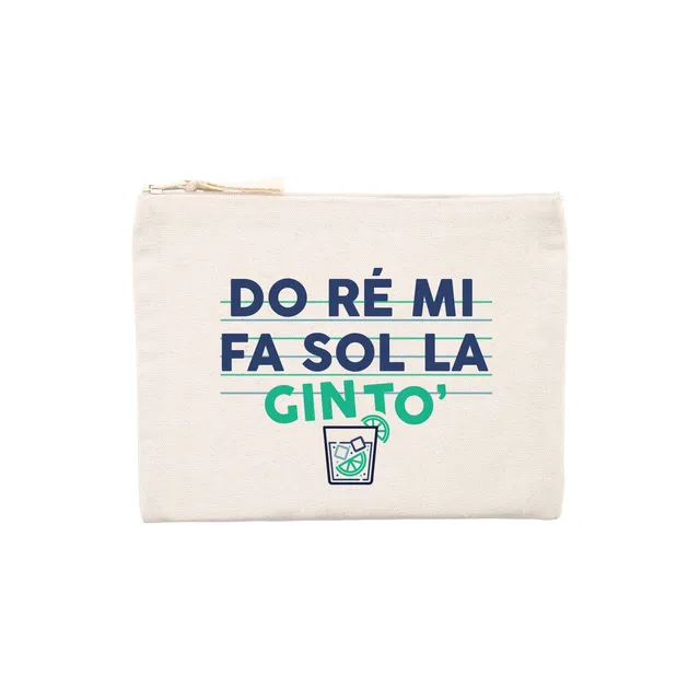 Juste Un T-shirt Pochettes Do ré mi fa sol la gin'to pochette