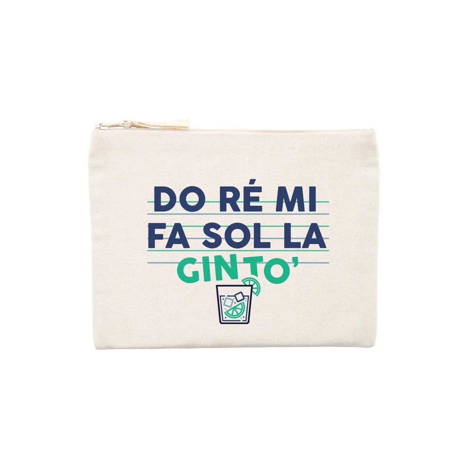 Juste Un T-shirt Pochettes Do ré mi fa sol la gin'to pochette