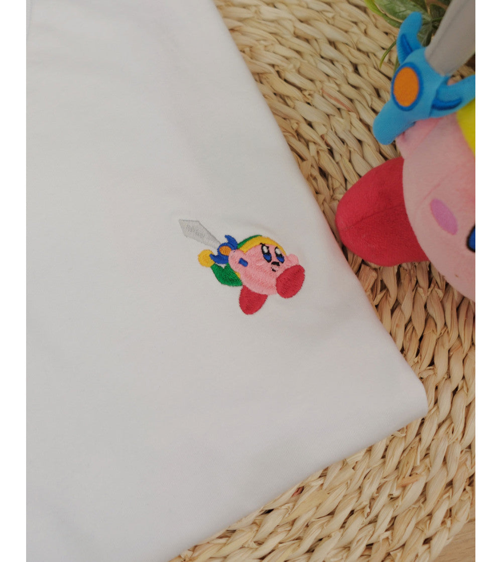 Juste Un T-shirt T-shirts Brodés Kirby t-shirt brodé coton bio