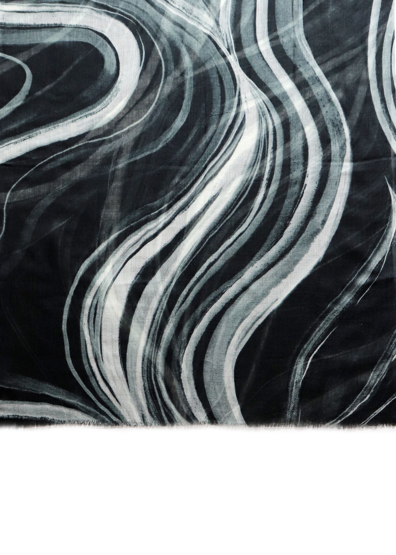 COUNTRYMADE Accessories Airborne strokes scarf écharpe laine cachemire imprimée