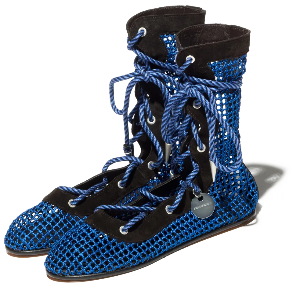 Kiko Kostadinov Shoes RETICELLA Lace-Up Boots bottes lacées Sapphire