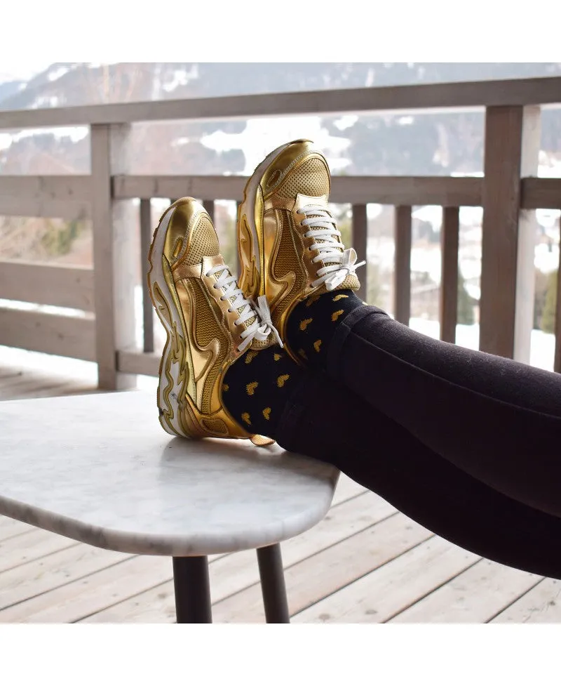 Juste Un T-shirt Chaussettes x Socksocket Les Laura chaussettes 36/40 paillettes