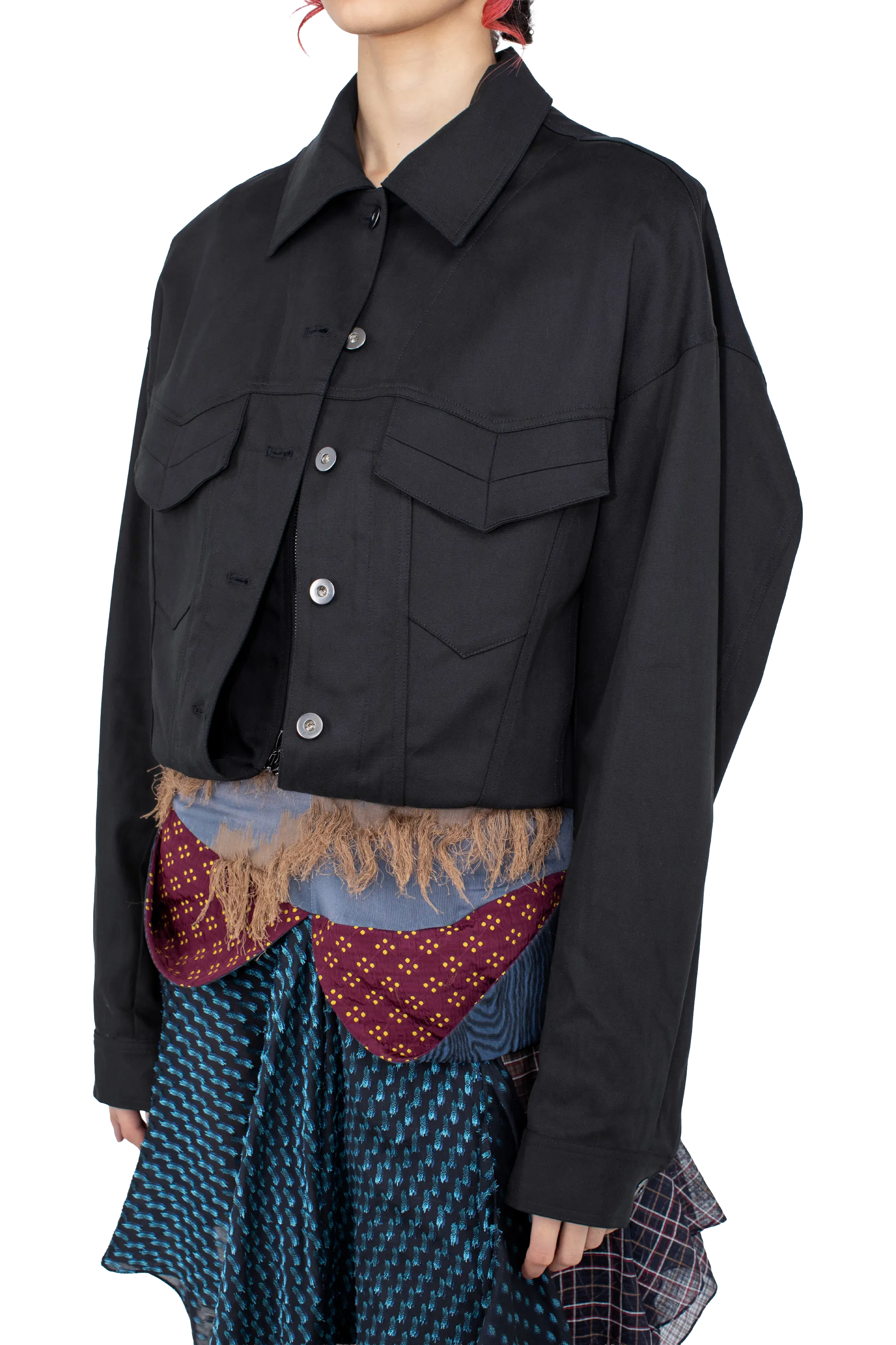 Kiko Kostadinov Outerwear CENTENNIAL Jacket veste anthracite Tencel