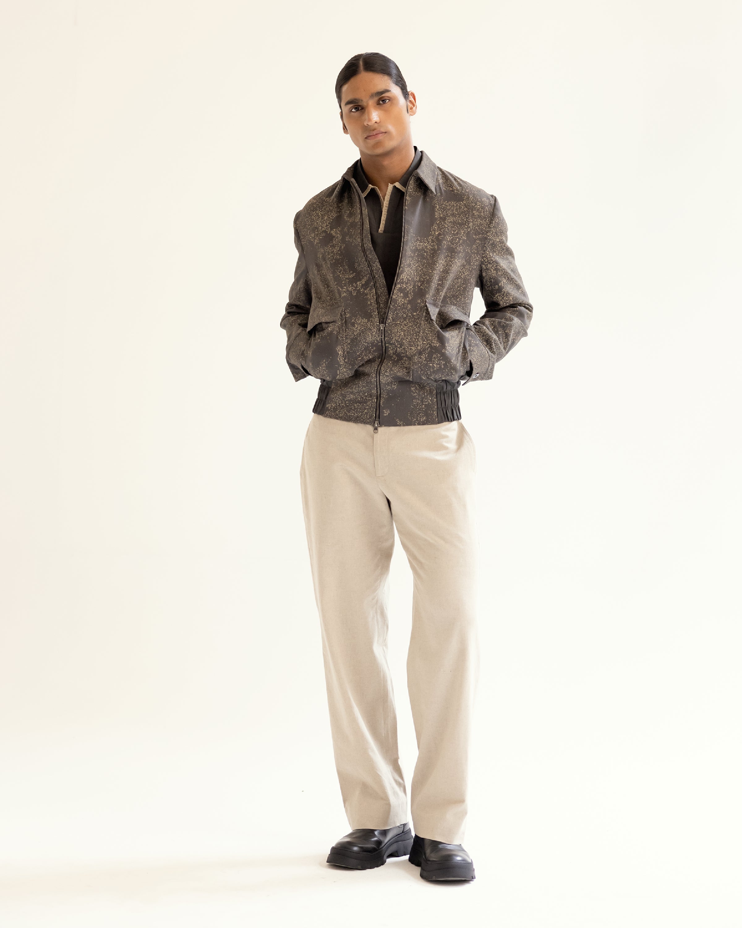 COUNTRYMADE Jackets Sandstorm Bomber Jacket veste bomber en denim imprimé