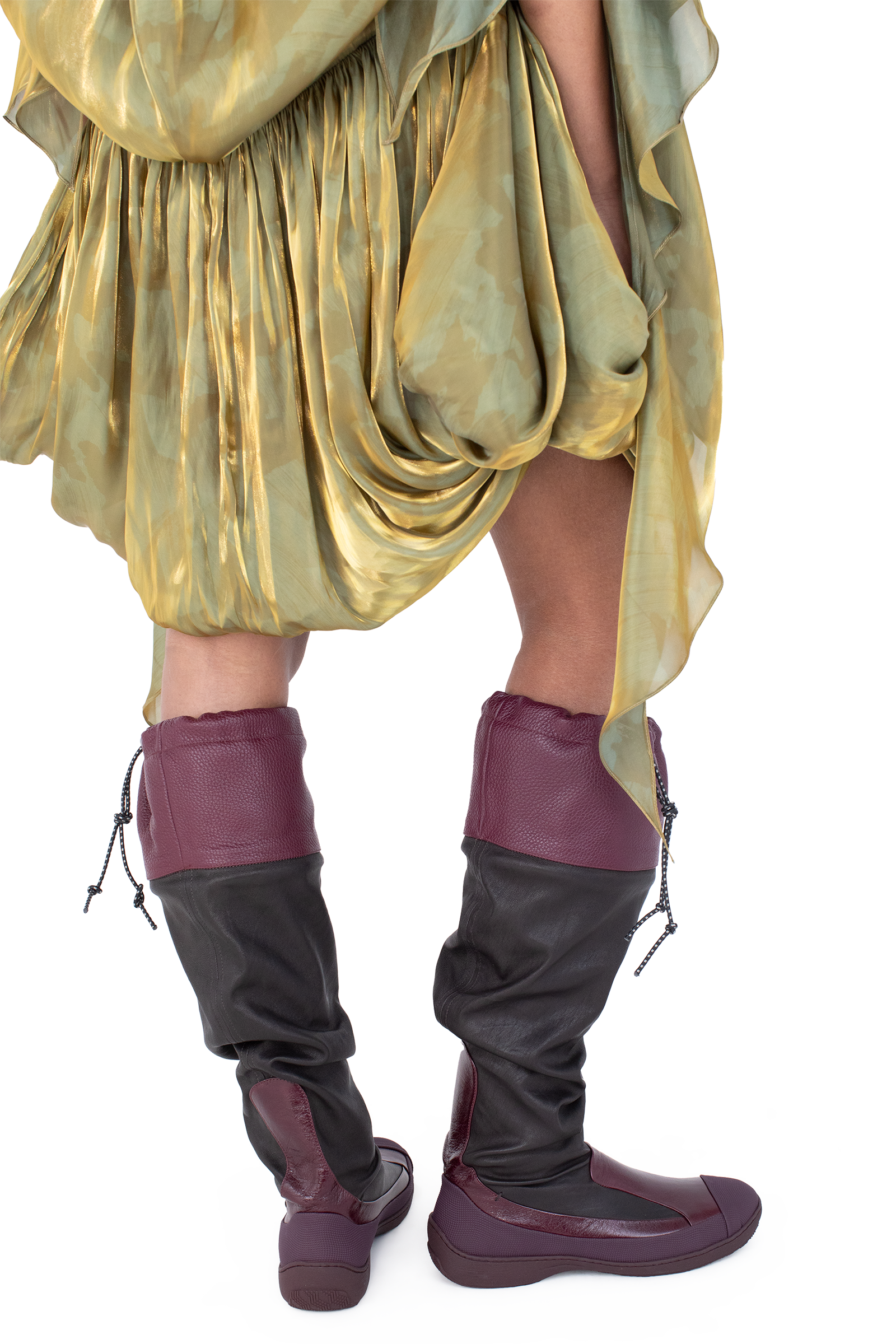 Kiko Kostadinov Shoes AVOCET bottes Espresso Brown en cuir