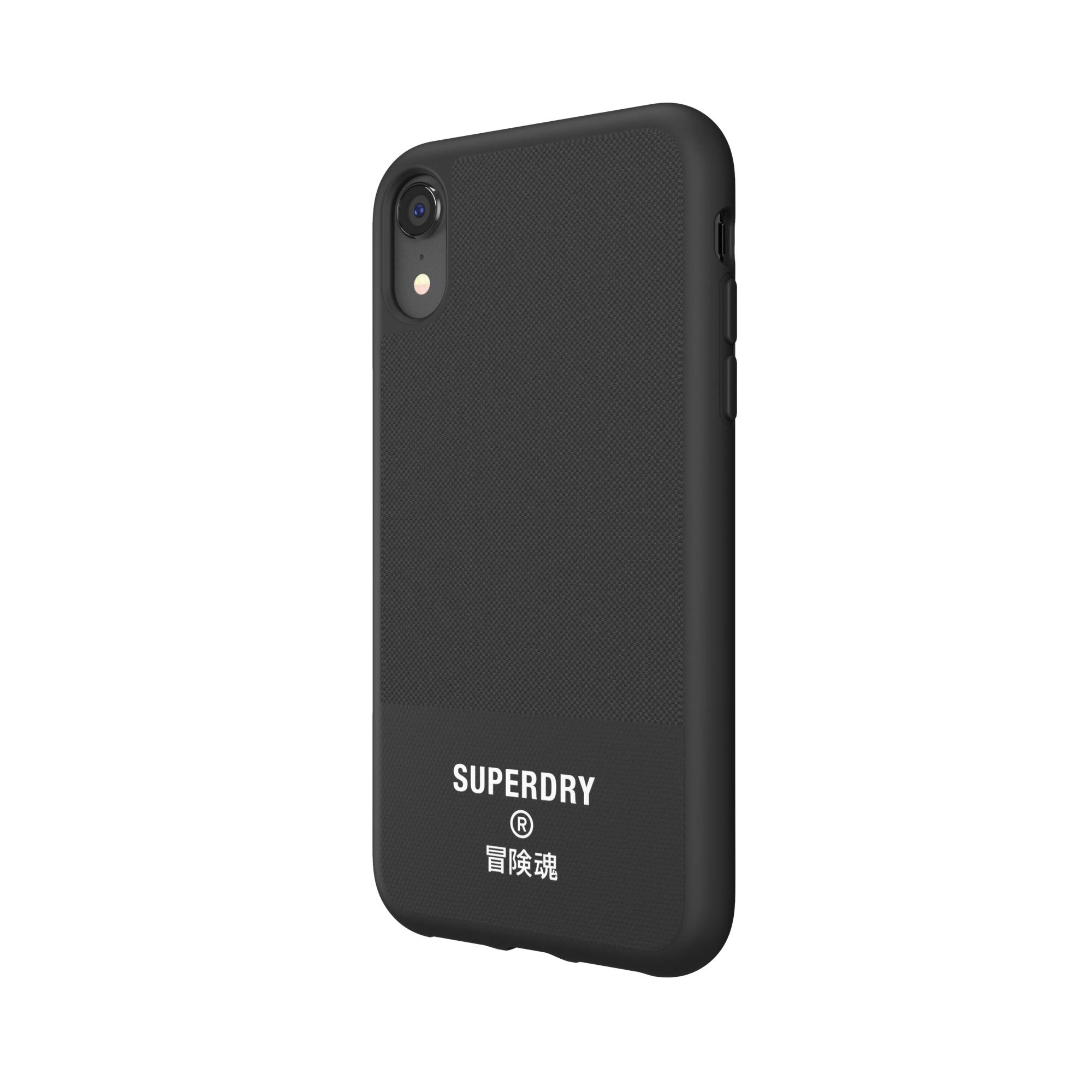 Superdry Coques de Protection coque iPhone XR noire en toile