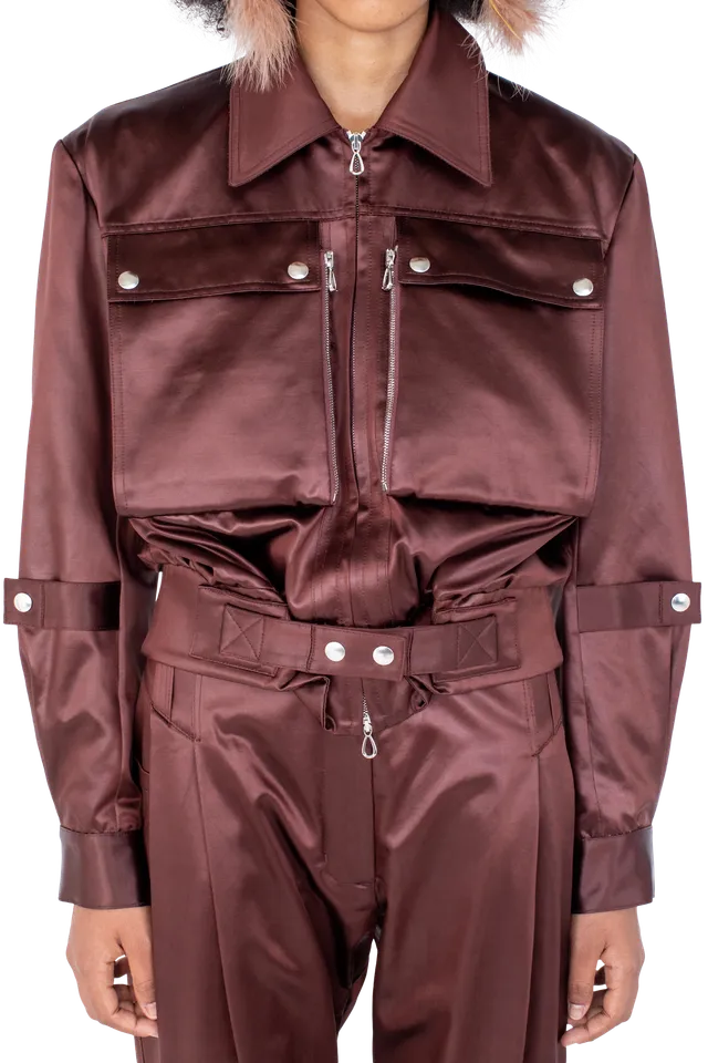 Kiko Kostadinov Outerwear PEREGRINE Jacket veste Burnt Umber utilitaire