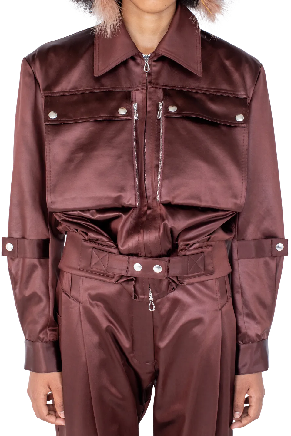 Kiko Kostadinov Outerwear PEREGRINE Jacket veste Burnt Umber utilitaire