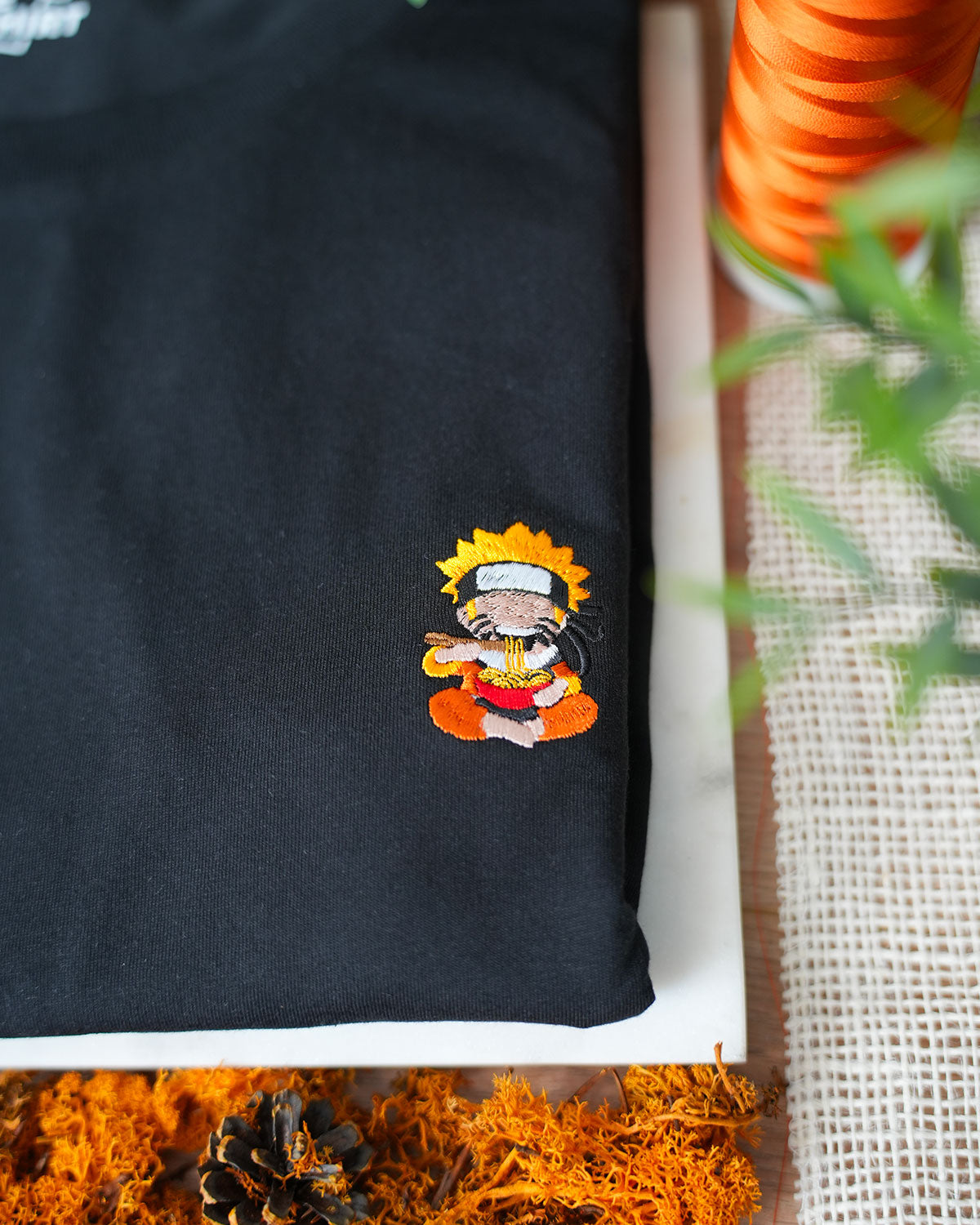 Juste Un T-shirt T-shirts Brodés Mangas Ramen t-shirt brodé