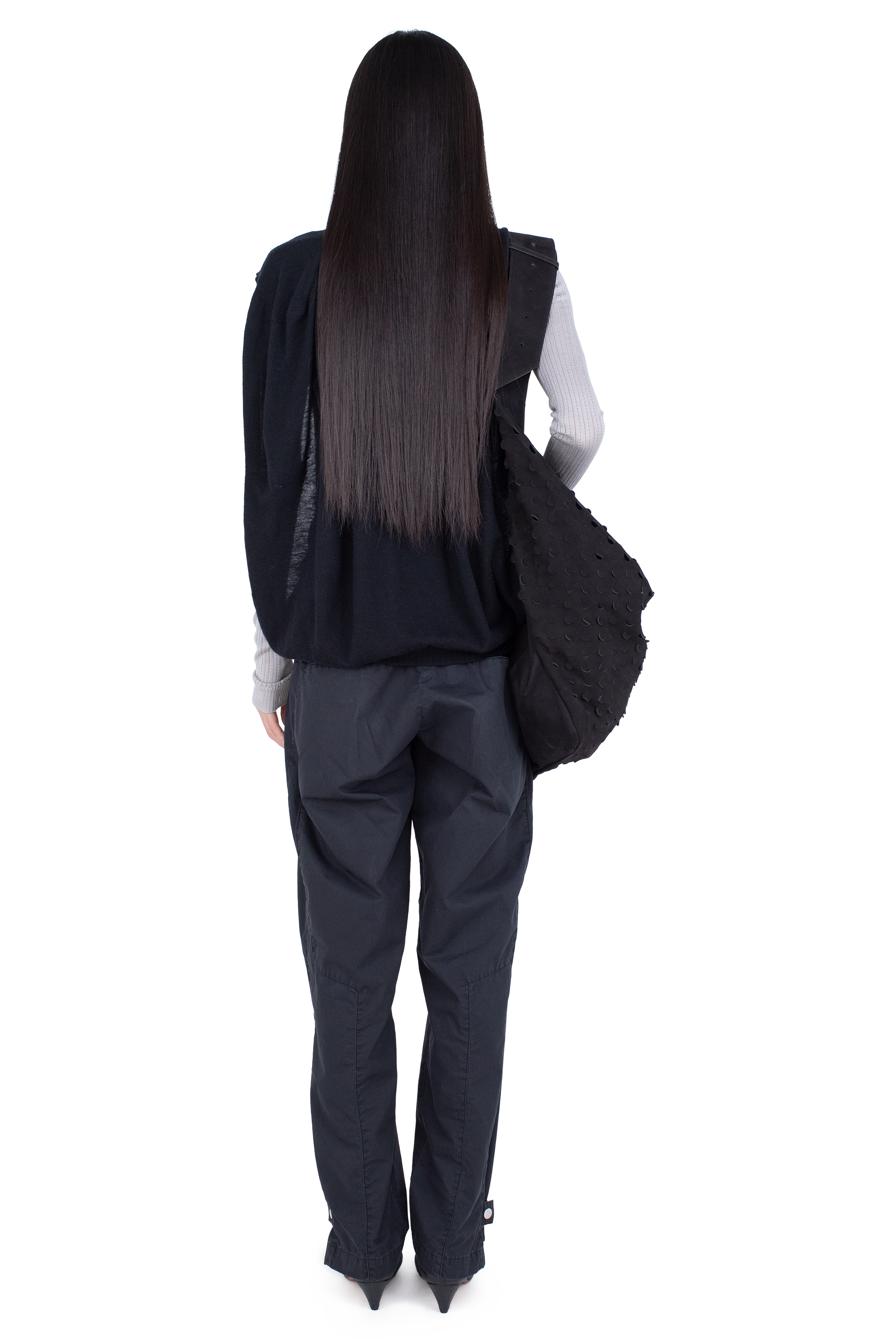 Kiko Kostadinov Bottoms PEREGRINE Trouser pantalon Stone Washed Charcoal coton