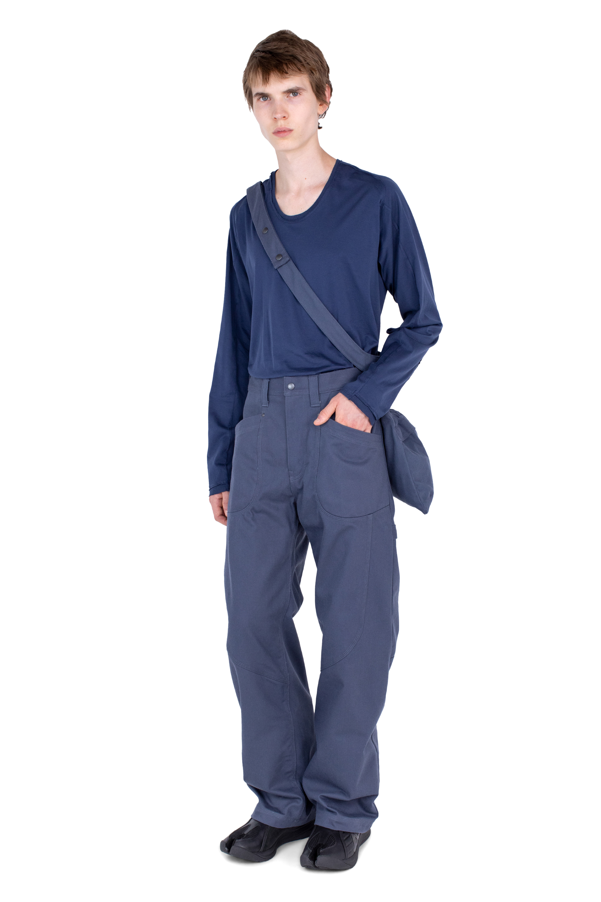 Kiko Kostadinov Bottoms KONKORD Jeans jean Steel Grey en denim japonais