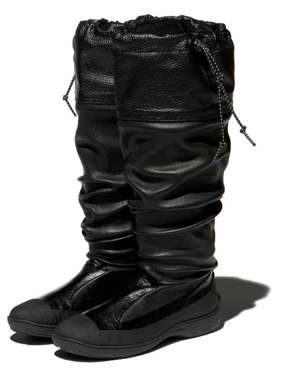 Kiko Kostadinov Shoes AVOCET Leather Boots bottes cuir noir