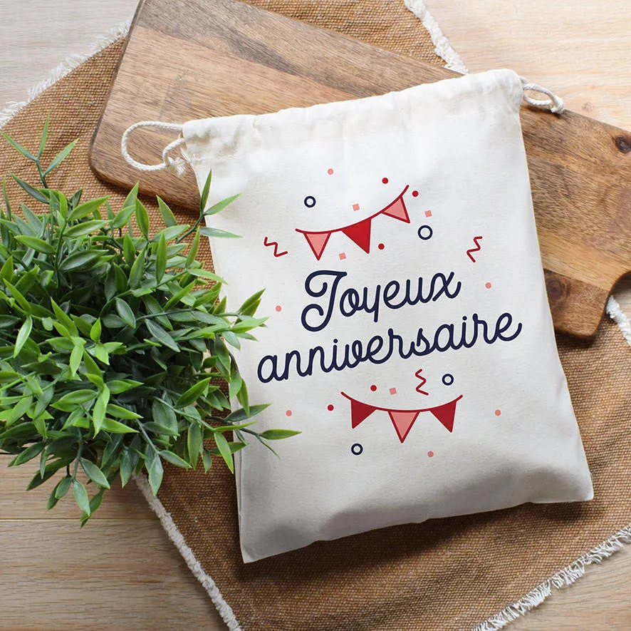 Juste Un T-shirt Pochettes Pochette cadeau Anniversaire coton 100 % recyclé