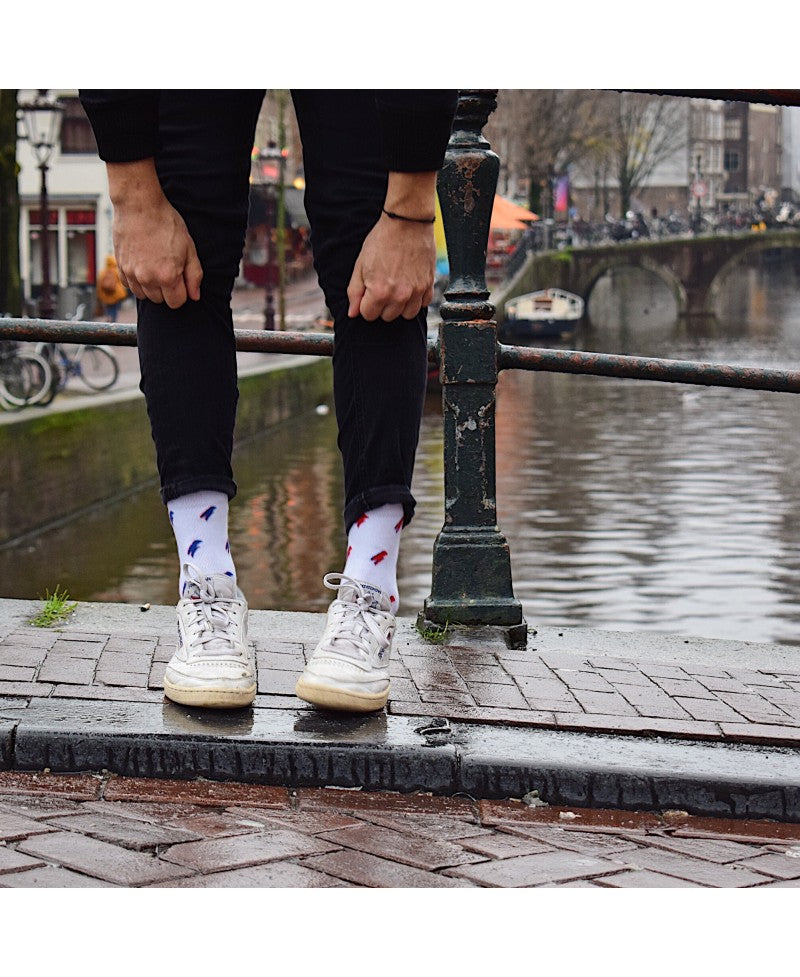 Juste Un T-shirt Chaussettes x Socksocket Les Jacky chaussettes 36/40 dépareillées