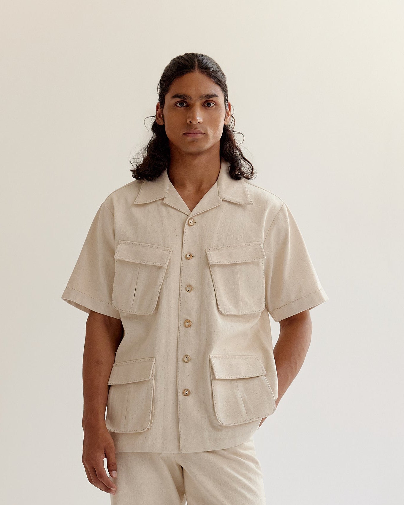COUNTRYMADE Jackets Artisan denim safari veste en denim tissé main