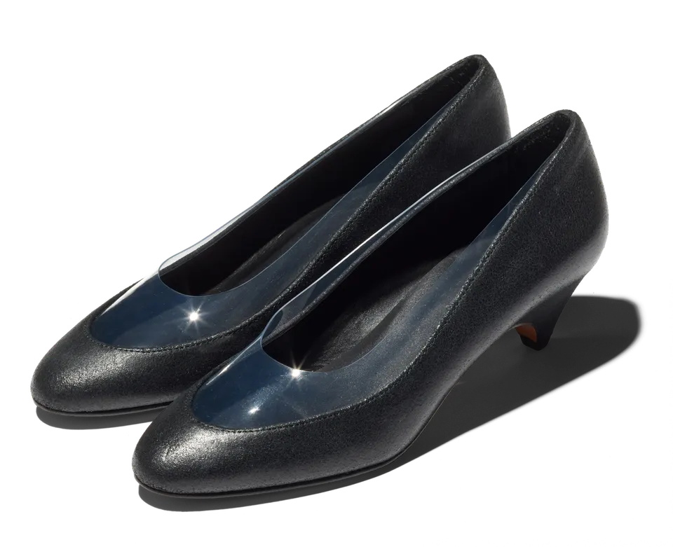 Kiko Kostadinov Shoes JAEGER Pumps escarpins Grain Black cuir